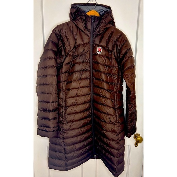 SOLD FjallRaven Snowflake  Parka in Brown Size Large - Picture 2 of 13